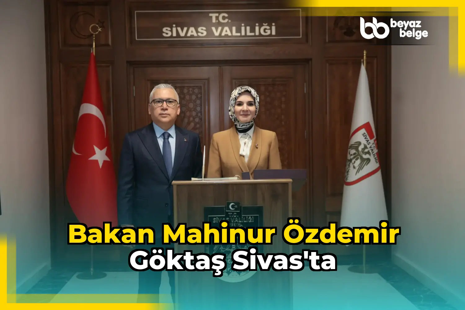 Bakan Mahinur Özdemir Göktaş Sivas'ta