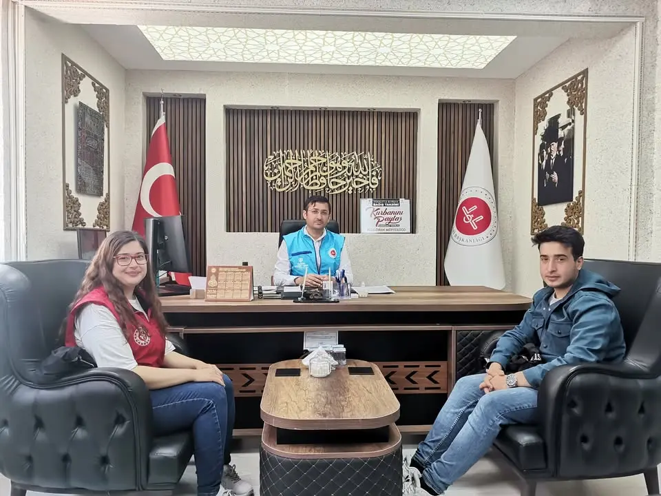 Sandıklı Gençlik Merkezi Personelleri İlçe Müftülüğünü Ziyaret Etti