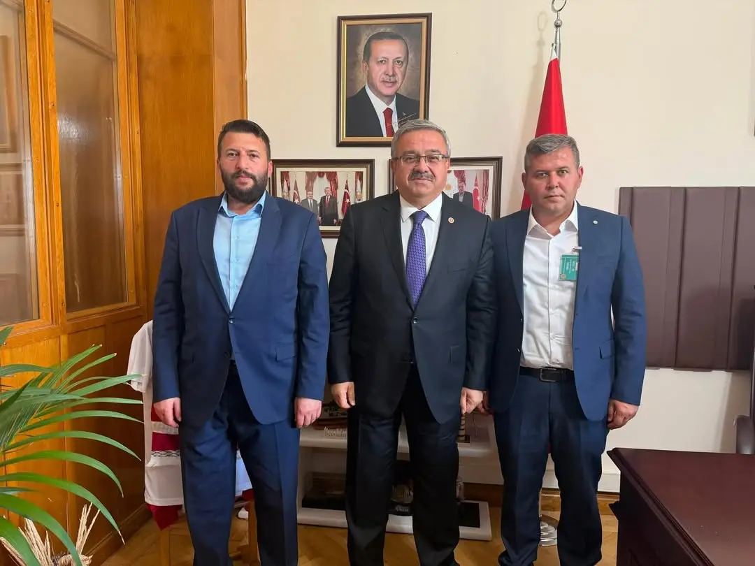 Ak Parti Milletvekili İbrahim Yurdunuseven'den Süleyman Kaynak'a Ziyaret