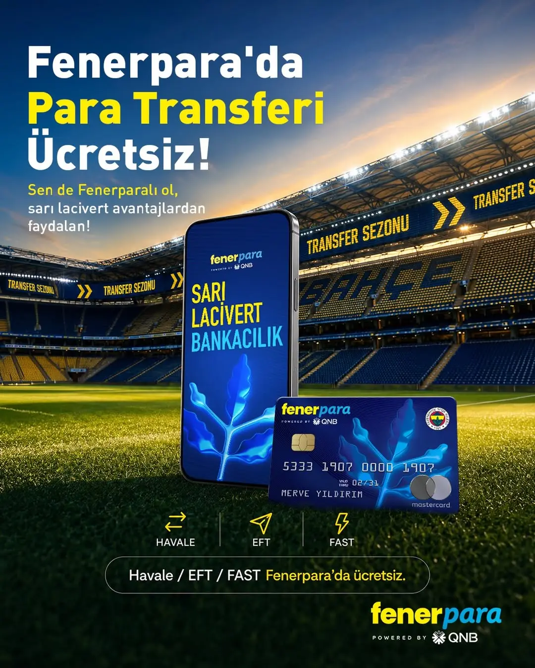 Fenerbahçe'nin Fenerpara İle Yaptığı Para Transferleri Ücretsiz!