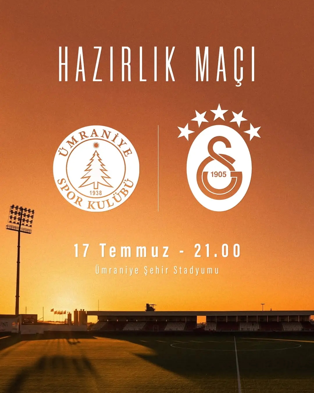 Galatasaray, Yeni Sezon Öncesi İlk Hazırlık Maçına Çıkıyor!