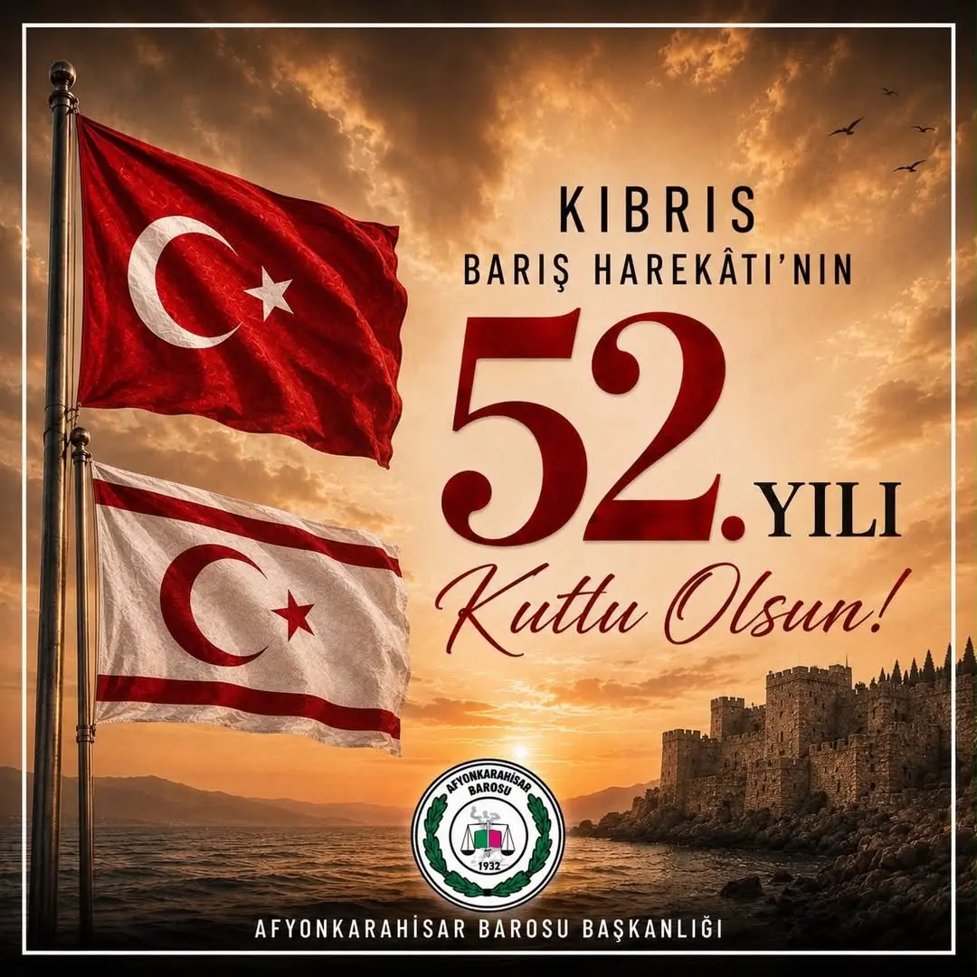 Kıbrıs Barış Harekâtı'nın 52. Yıl Dönümünde Aziz Şehitlerimizi Anma