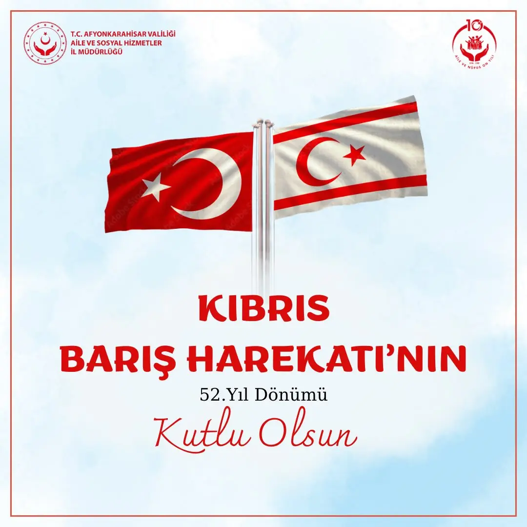 Kıbrıs Barış Harekâtı'nın 52. Yıl Dönümünde Şehitler ve Gaziler Anıldı