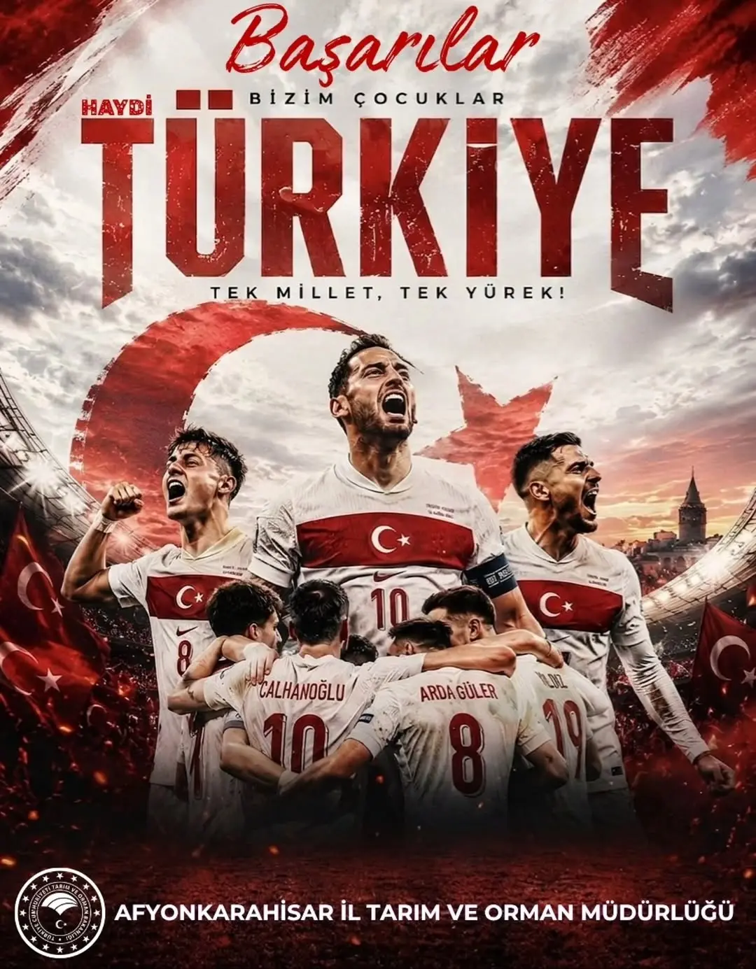 Tek Millet, Tek Yürek: Sahada Ter Döken Çocuklarımıza Destek