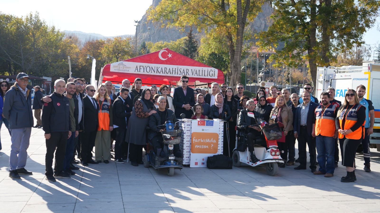 Afyonkarahisar da farkıMda mısın Projesi Kapsamında Kapsayıcı Deprem Tatbikatı Gerçekleştirildi