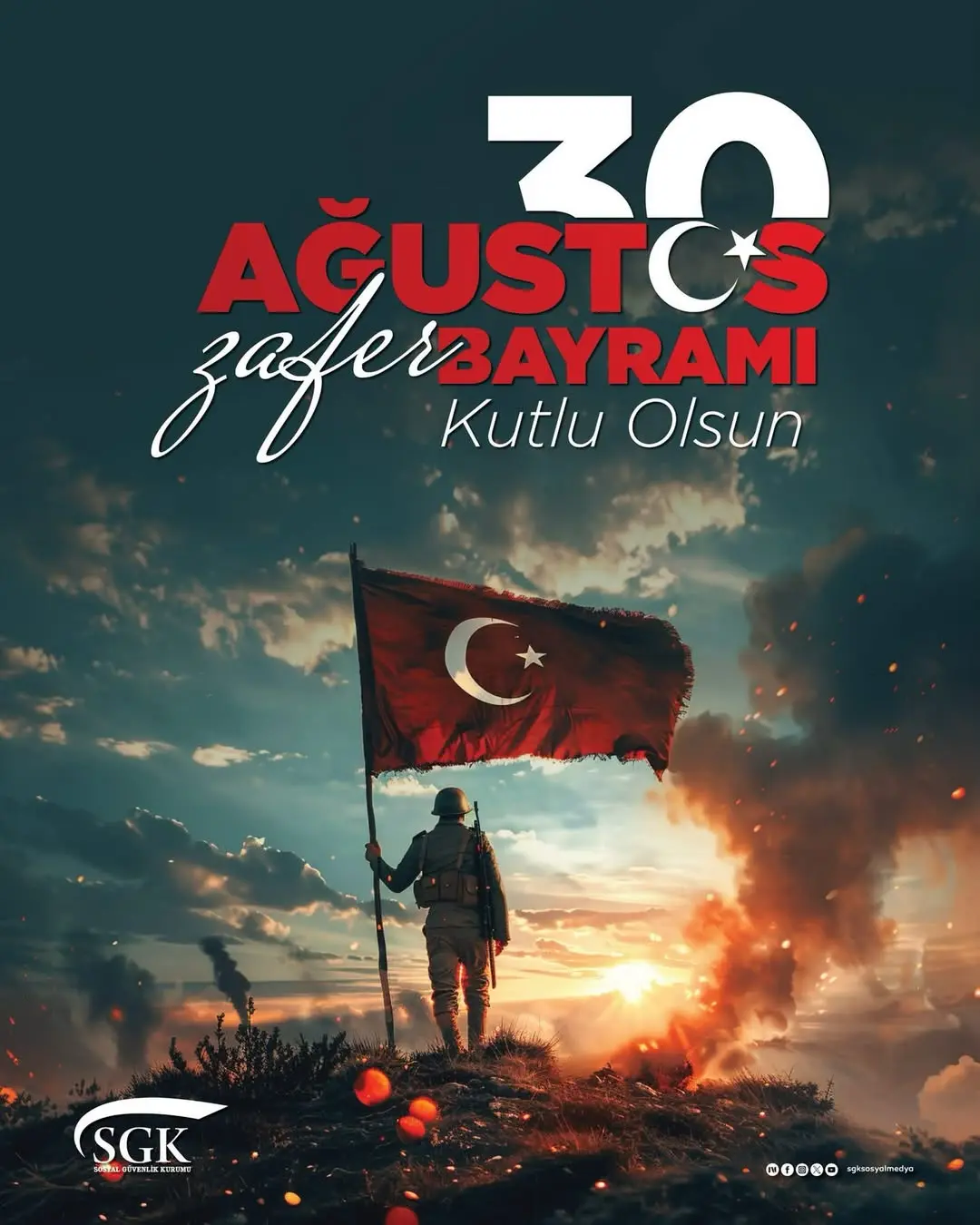 30 Ağustos Zafer Bayramı'nı Gururla Kutluyoruz