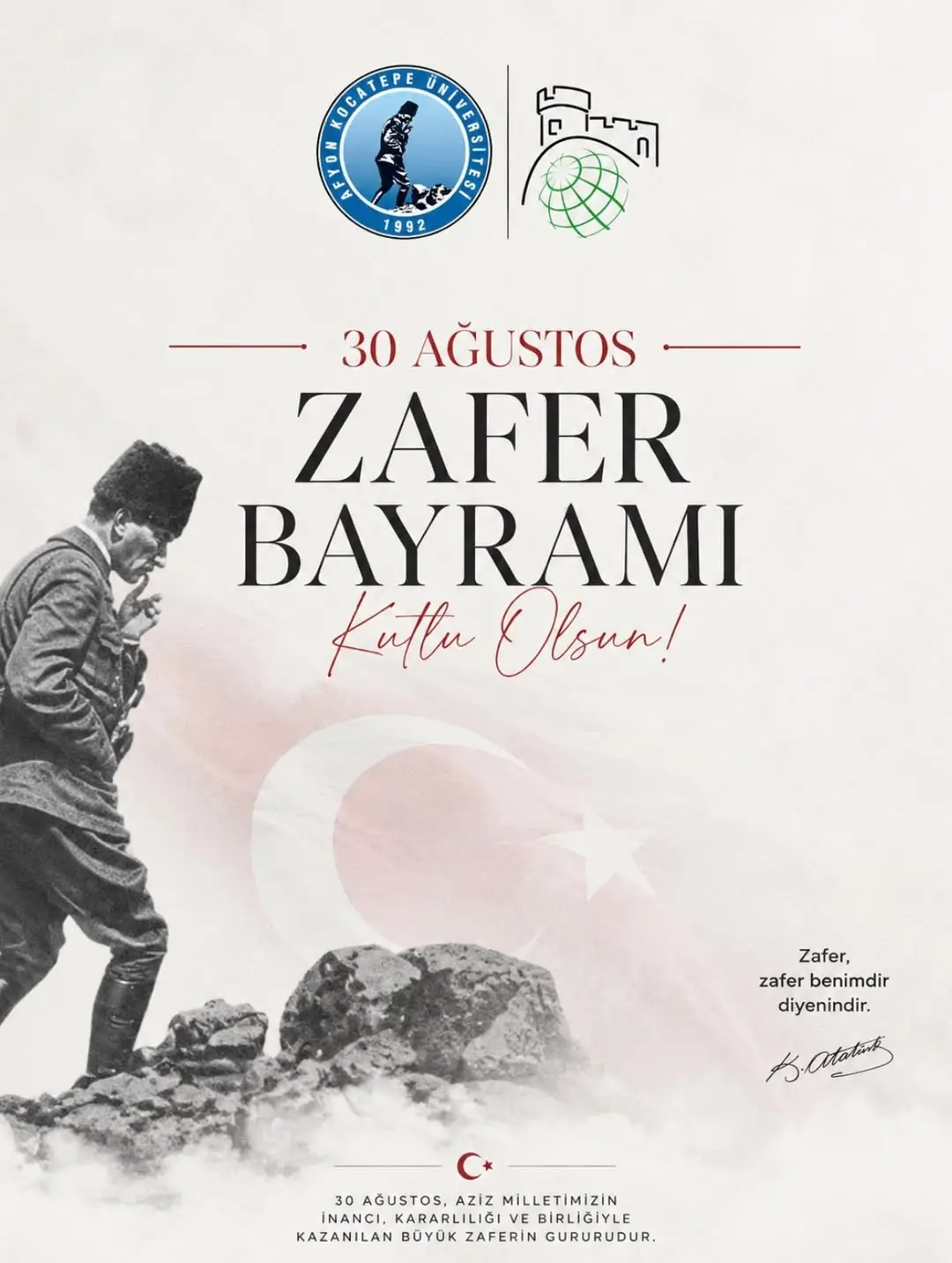 30 Ağustos Zaferi ve Bağımsızlık Onurumuz