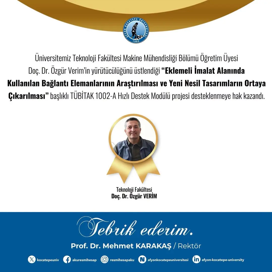 Afyon Kocatepe Üniversitesi'nin Güncel Durumu Hakkında Açıklama