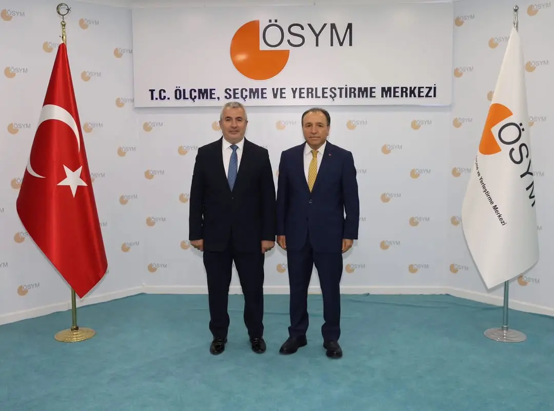 Afyon Kocatepe Üniversitesi Rektörü Prof. Dr. Mehmet Karakaş, ÖSYM Başkanı Prof. Dr. Bayram Ali Ersoy'u Ziyaret Etti