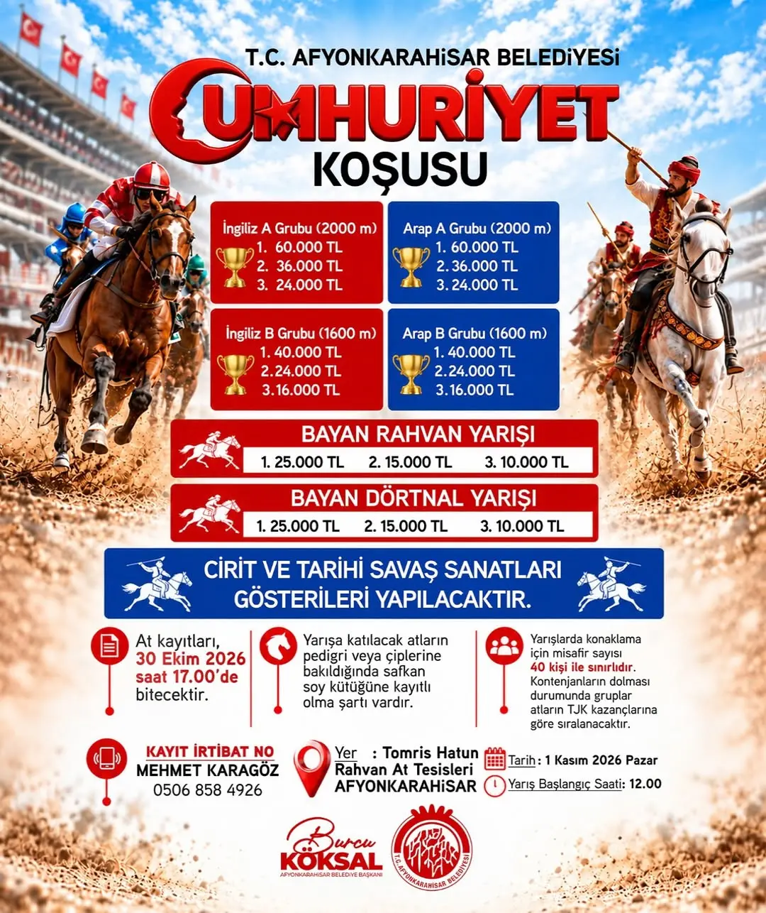 Afyonkarahisar Belediyesi Geleneksel Spor Etkinliği Düzenliyor