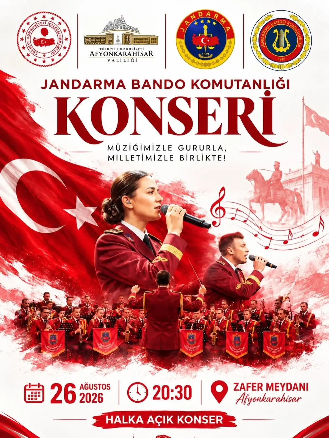 Afyonkarahisar'da Büyük Taarruz Zafer Haftası Konseri
