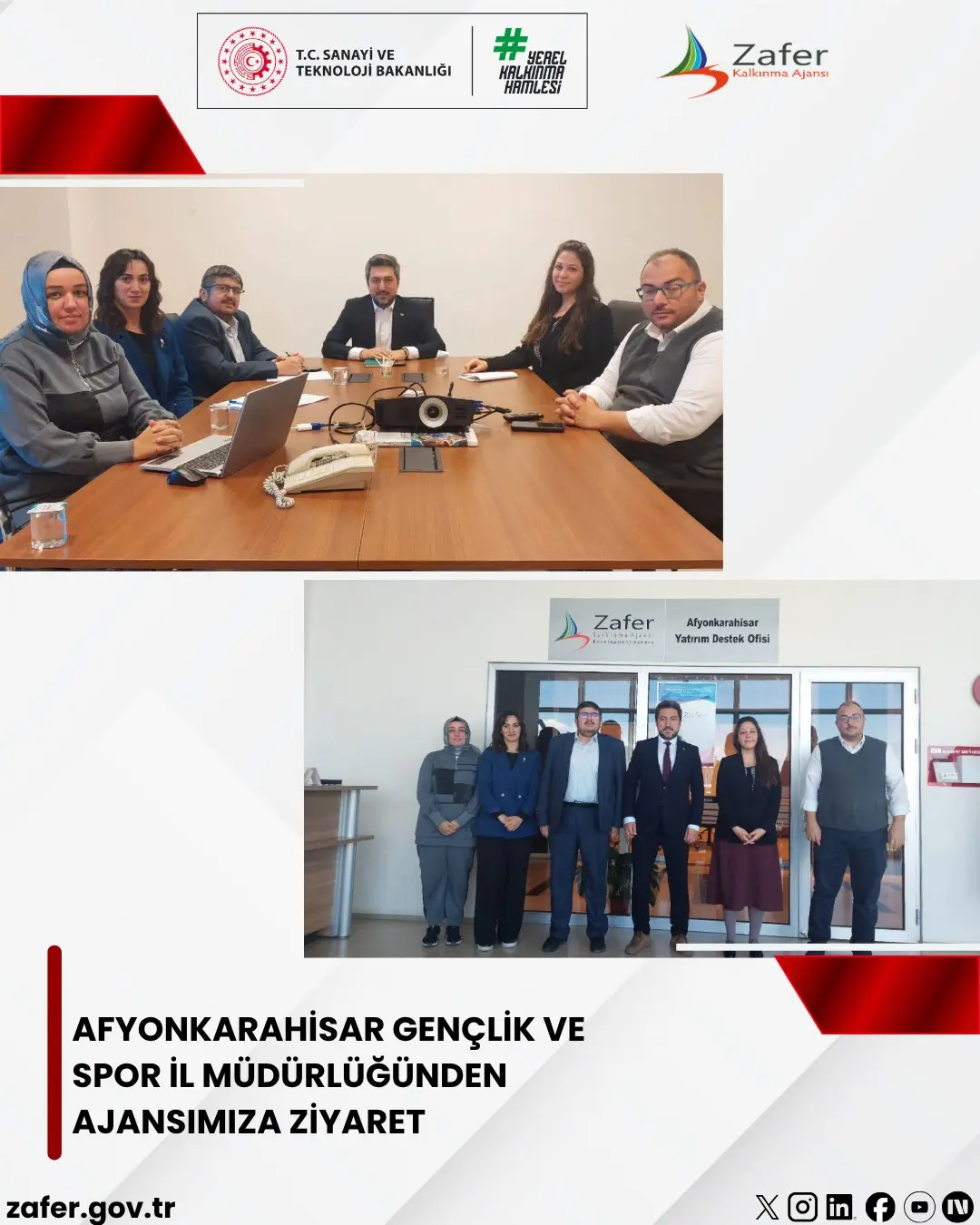 Afyonkarahisar Gençlik ve Spor İl Müdürlüğü’nden Ajansımıza Ziyaret