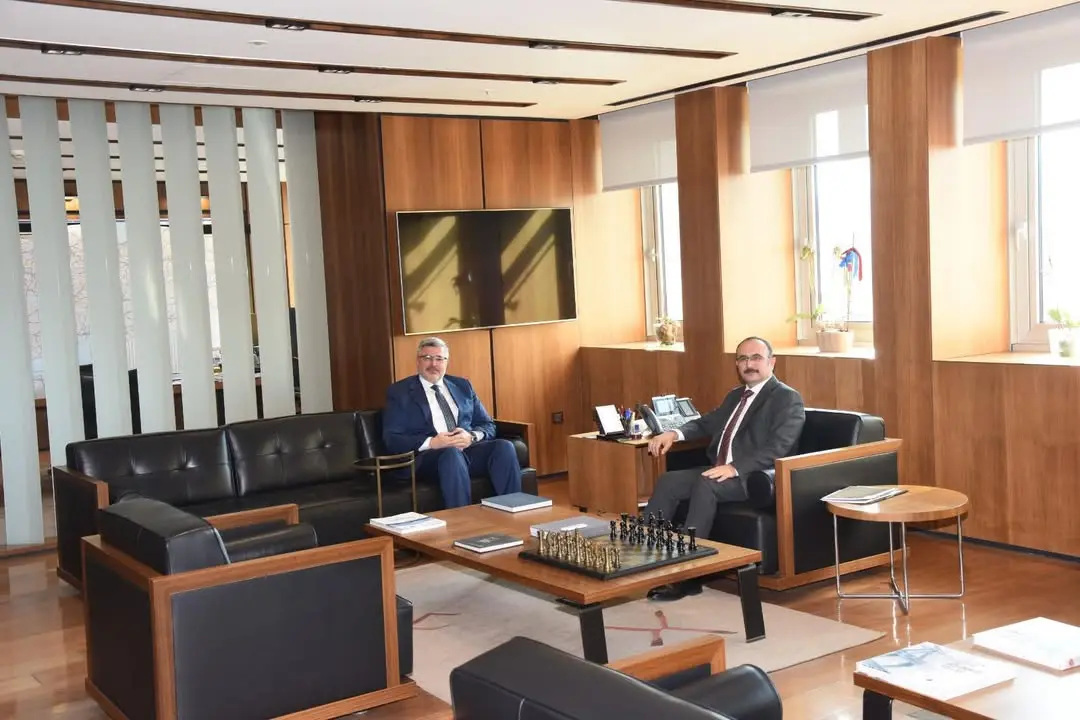 Ak Parti Afyonkarahisar Milletvekili Ali Özkaya, Karayolları Genel Müdürü Ahmet Gülşen'i Ziyaret Etti