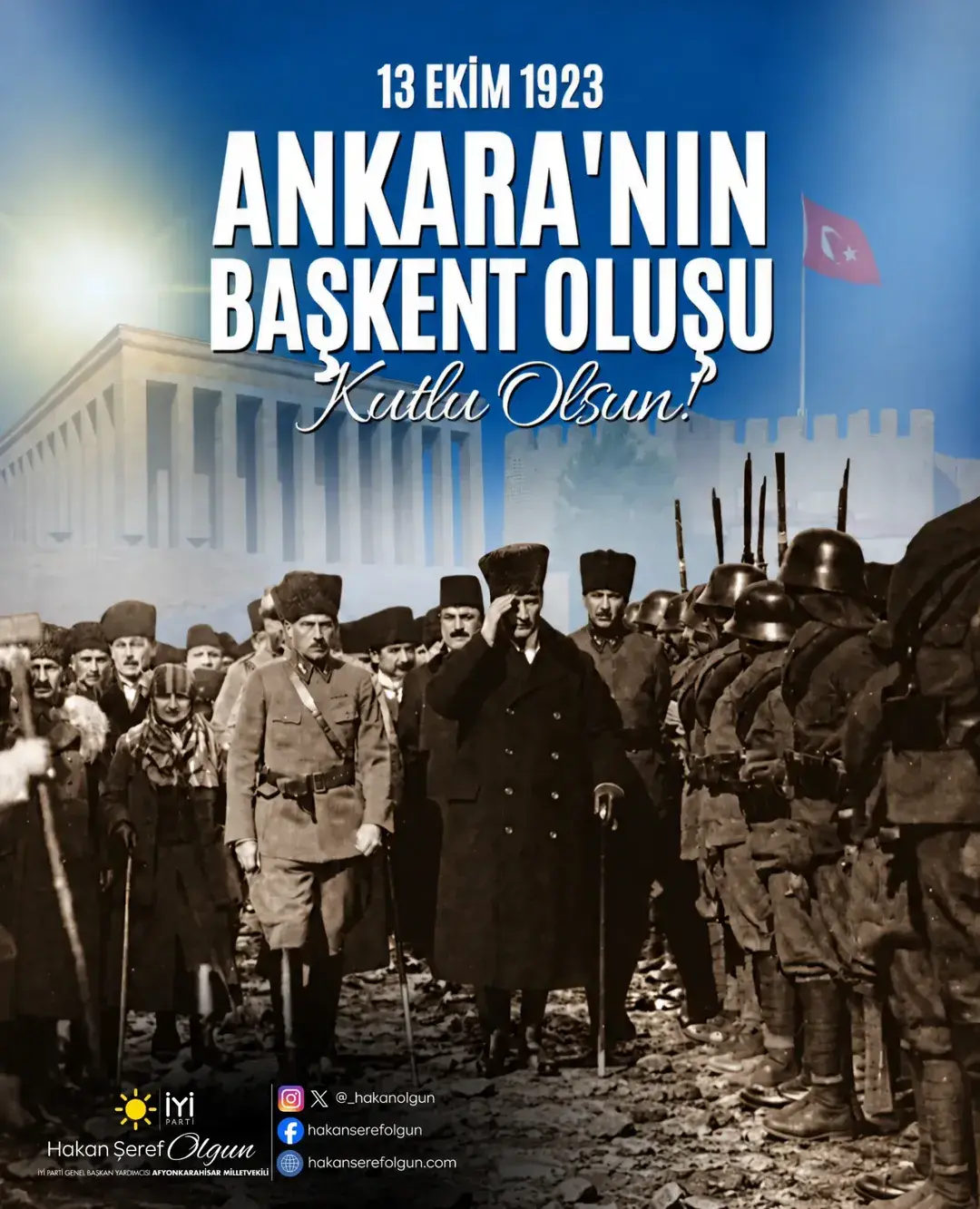 Ankara'nın Başkent Olmasının 103. Yılı Kutlandı