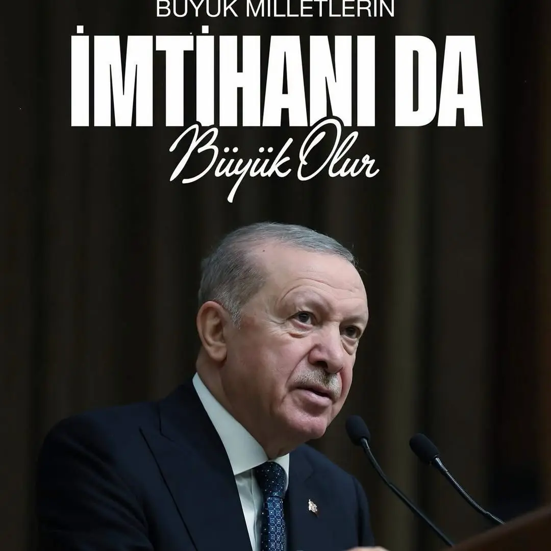 Cumhurbaşkanı Erdoğan: Milletimizin İmtihanlarında Dimdik Durmaya Devam Ediyor