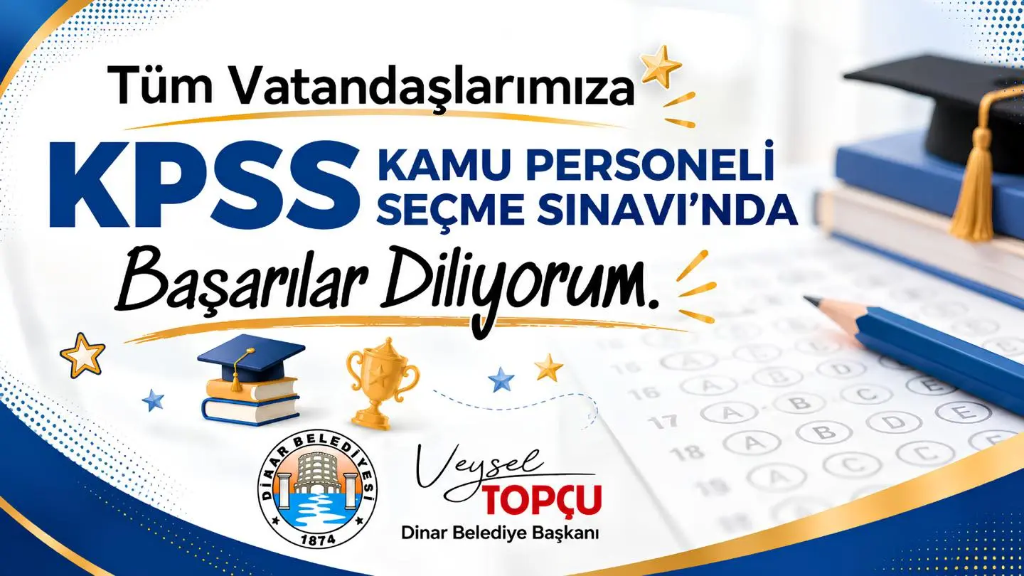 Dinar'da KPSS Hazırlıkları Başladı