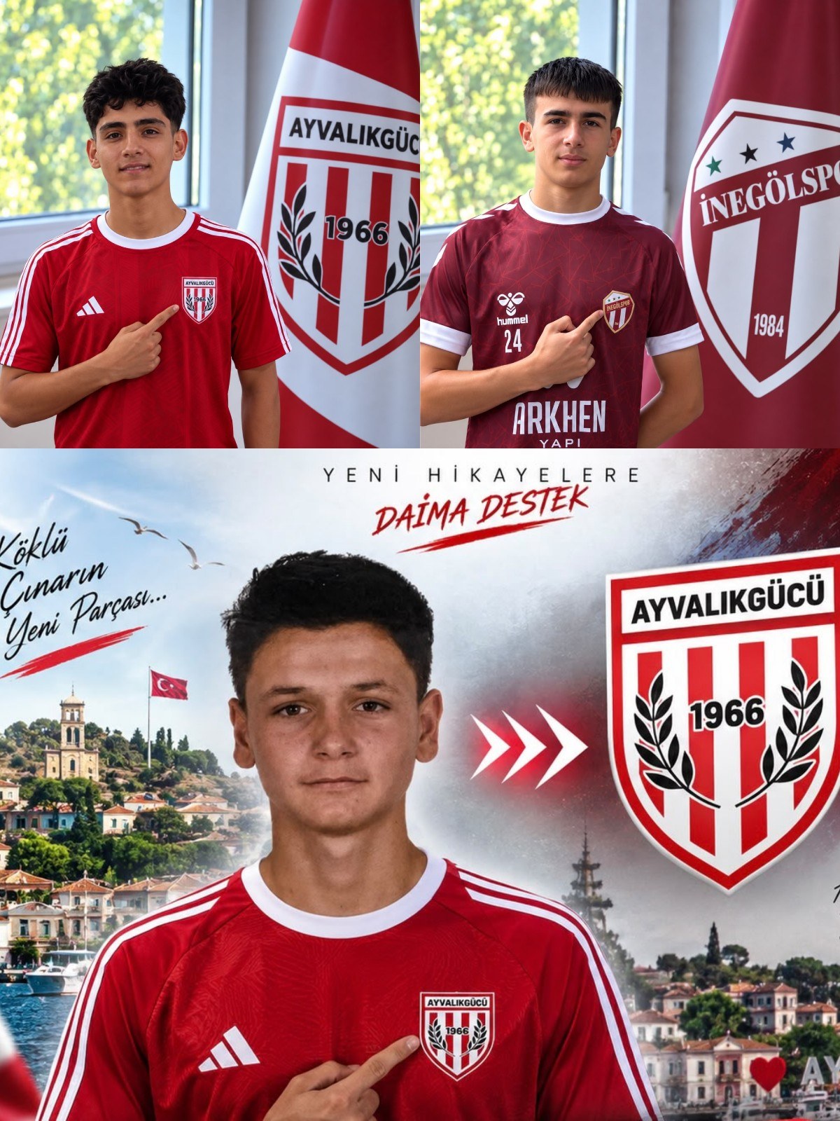EGE FK'dan Profesyonel Kulüplere Üç Transfer