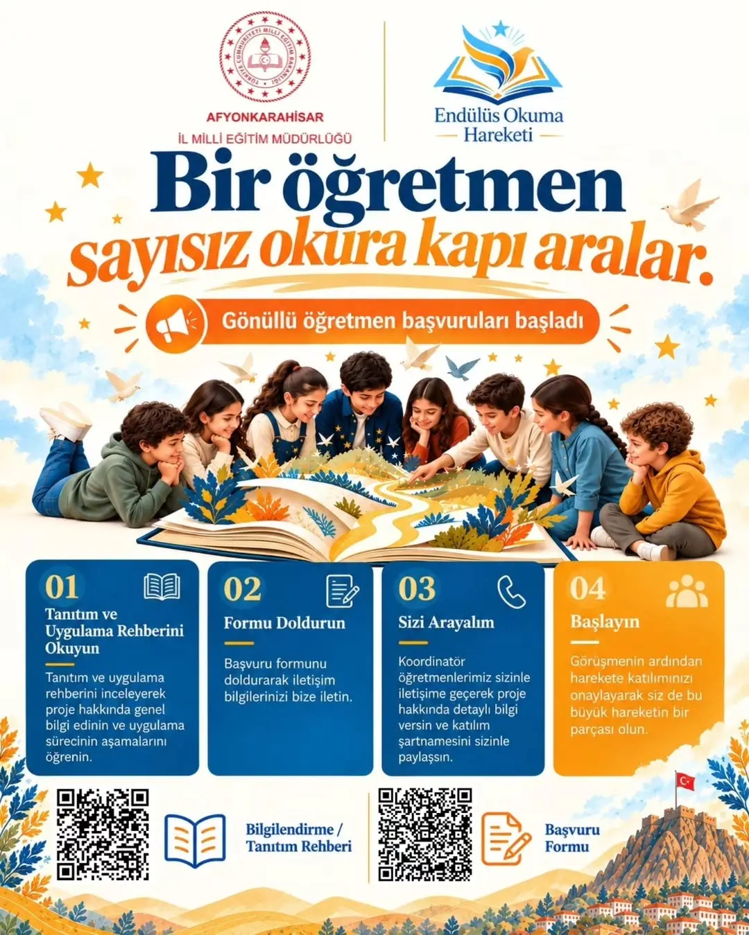 Endülüs Okuma Hareketi İçin Öğretmen Başvuruları Başladı