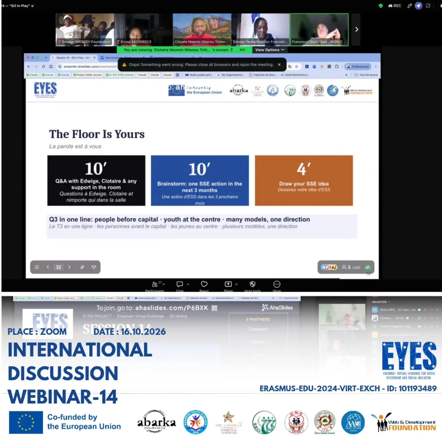 EYES 14. Oturum Tamamlandı