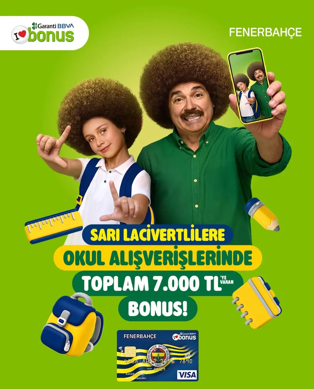Fenerbahçe Bonuslu Olun, Okul Alışverişlerinde Bonus Kazanın!