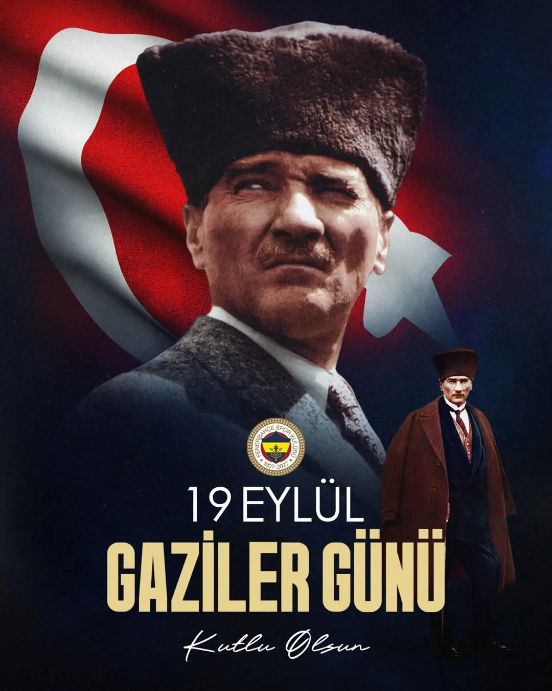 Fenerbahçe'den Gaziler Günü Paylaşımı