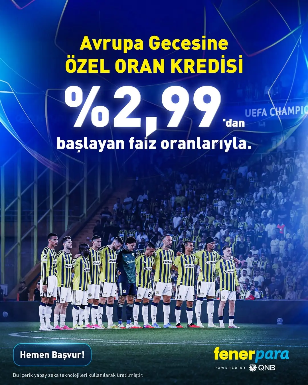 Fenerpara'dan Şampiyonlar Ligi Maçına Özel Fırsatlar!