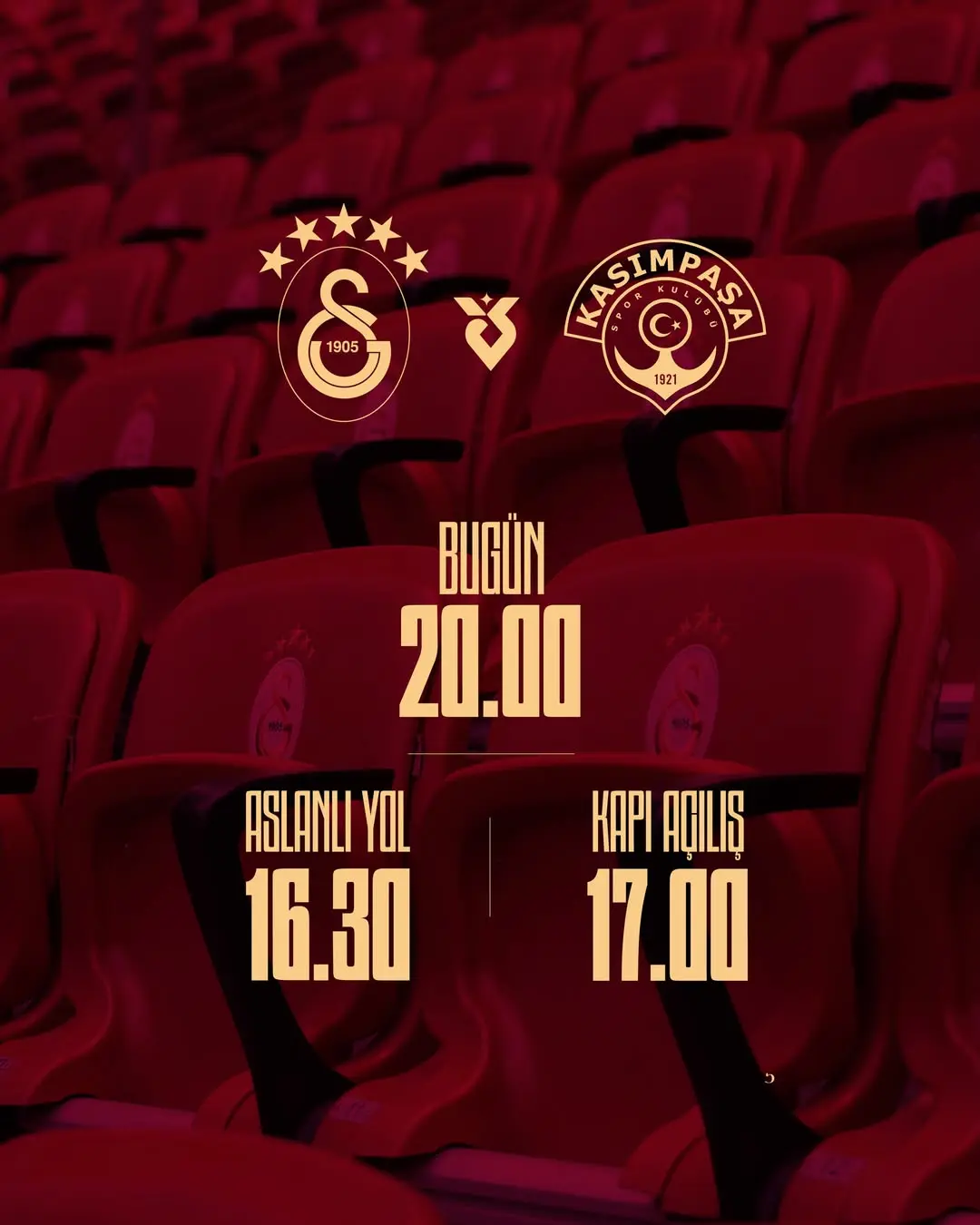 Galatasaray'ın Kasımpaşa Maçı Detayları Belli Oldu