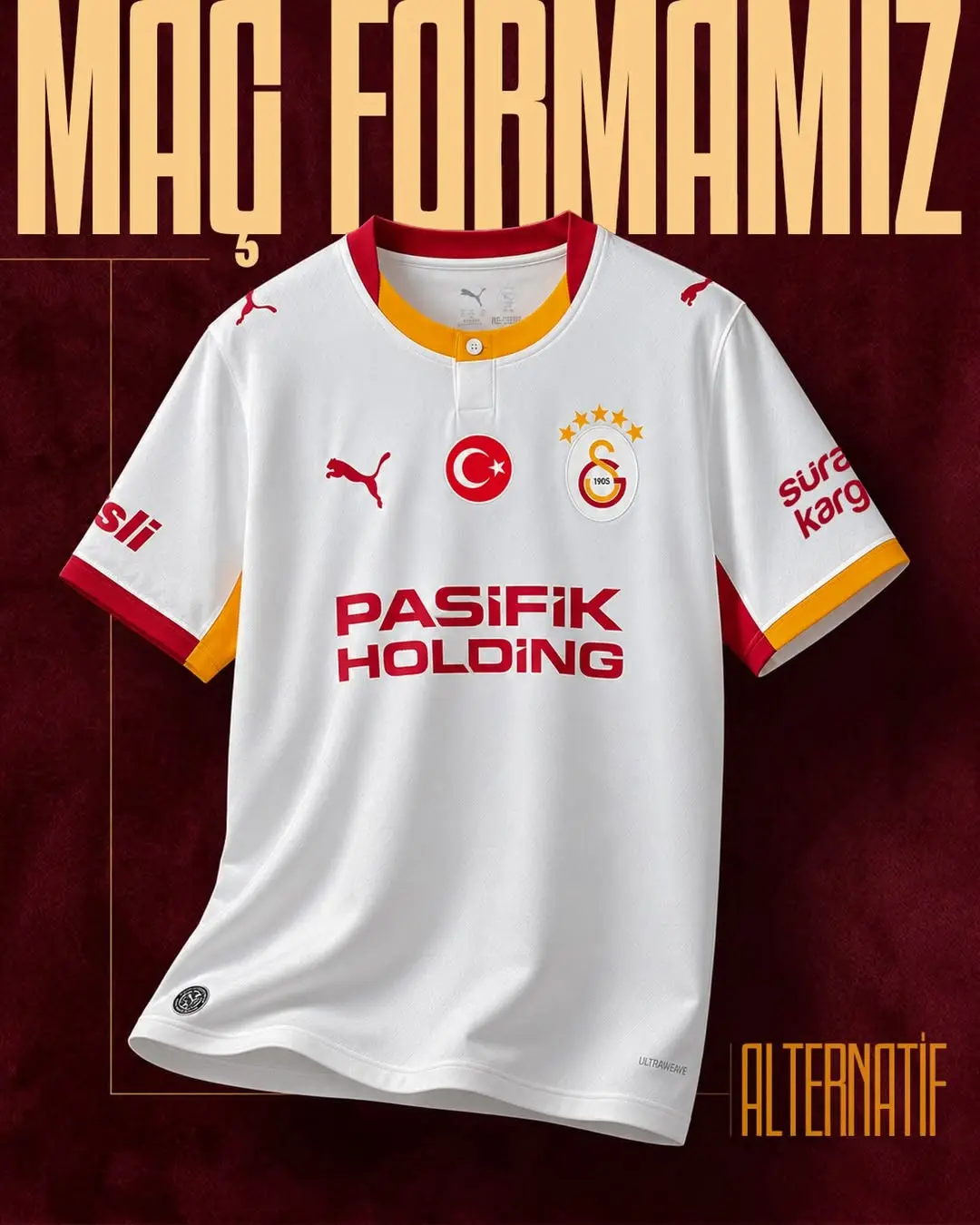 Galatasaray, Trabzonspor Maçına Alternatif Formayla Çıkacak