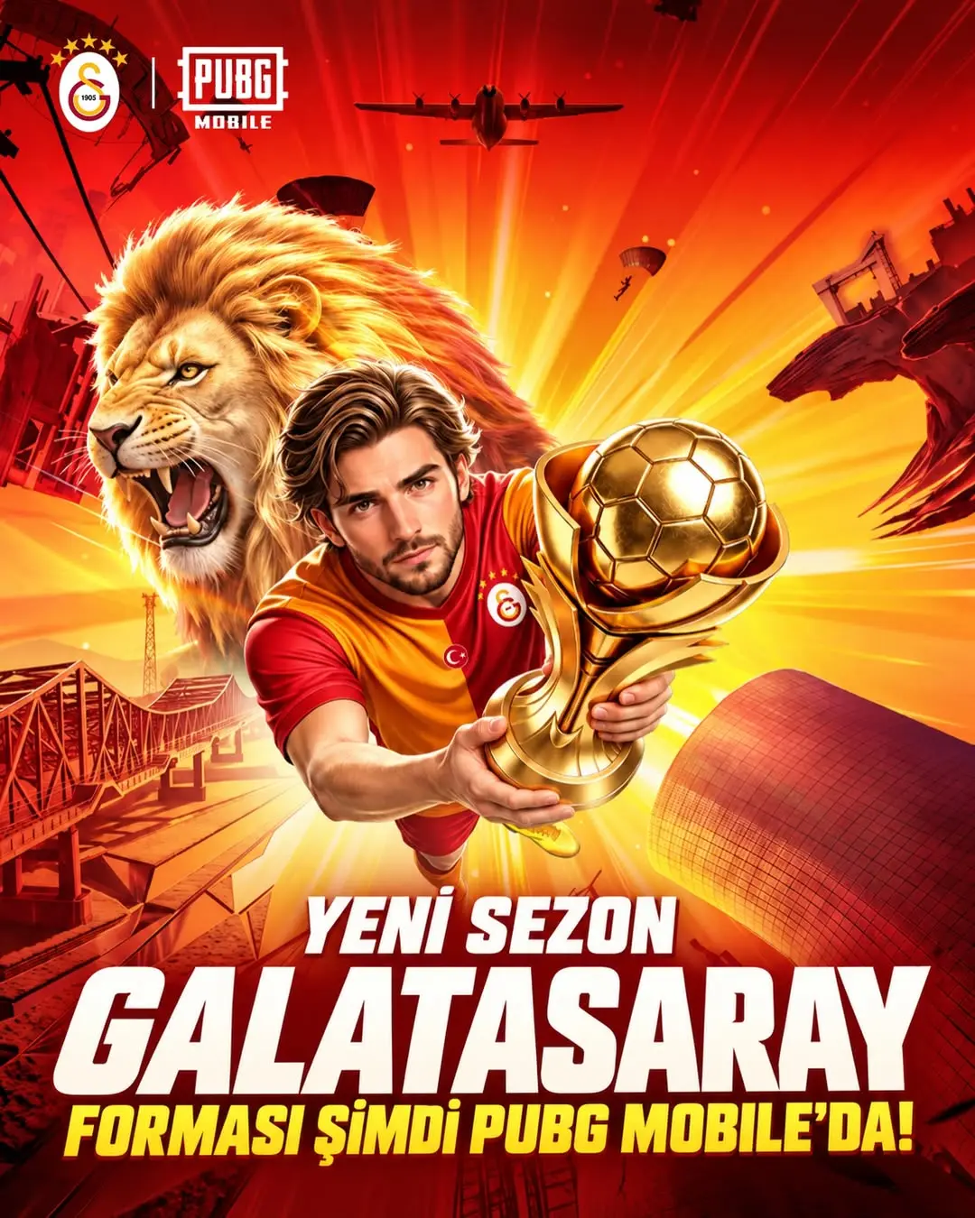 Galatasaray Yeni Sezon Formaları PUBG MOBILE'da Ücretsiz!