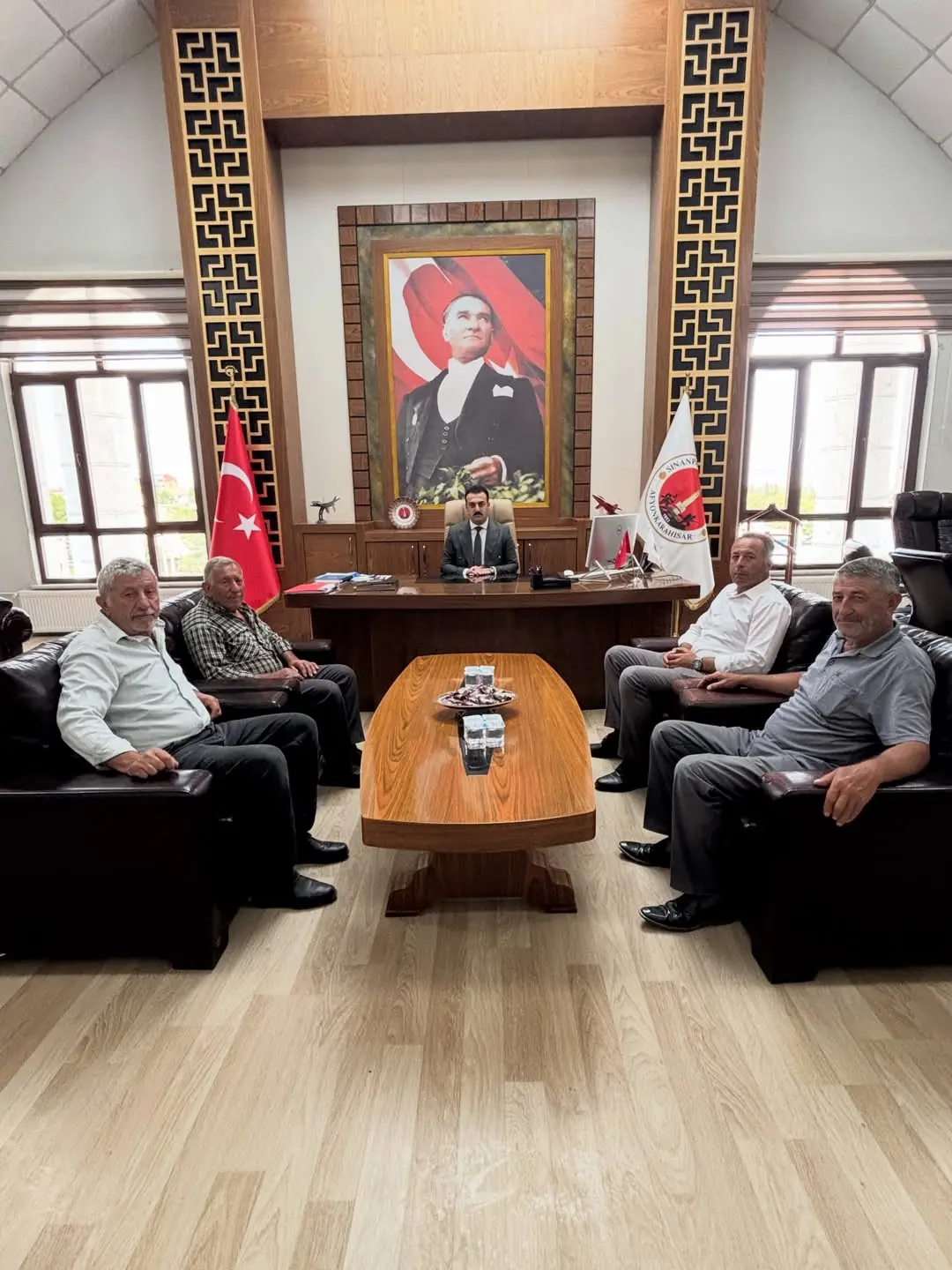 İYİ Parti İlçe Başkanı Mustafa YOLDAŞ, Kaymakam Bünyamin MİROĞLU'nu Ziyaret Etti