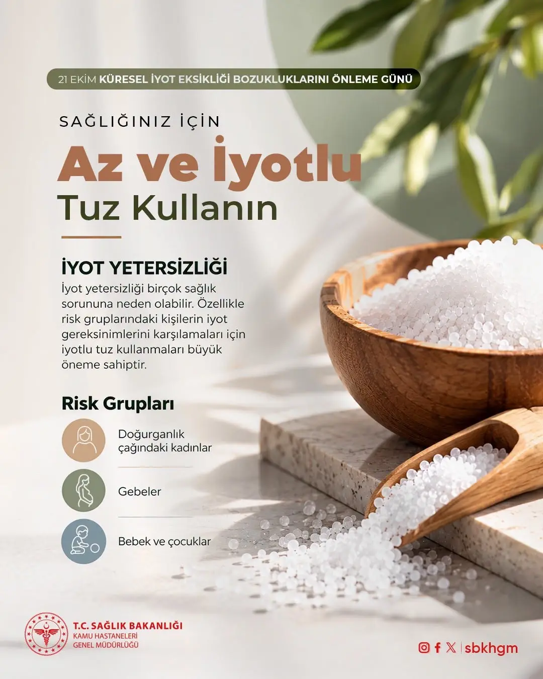 İyotlu tuzun sağlık üzerindeki önemi vurgulandı