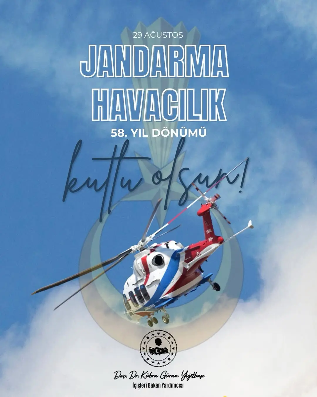 Jandarma Havacılığımızın 58. Kuruluş Yıl Dönümü Kutlamaları