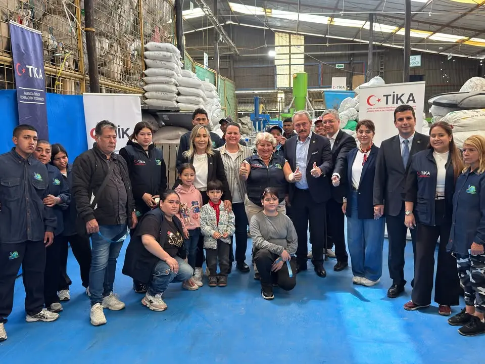 Kolombiya'da Geri Dönüşüm Projesi Açıldı