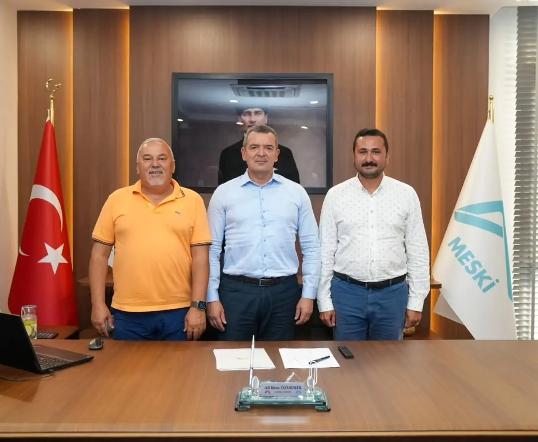 MESKİ Genel Müdürü Ali Rıza Özdemir ve Belediye Başkanı İlhan Ulu Ziyareti