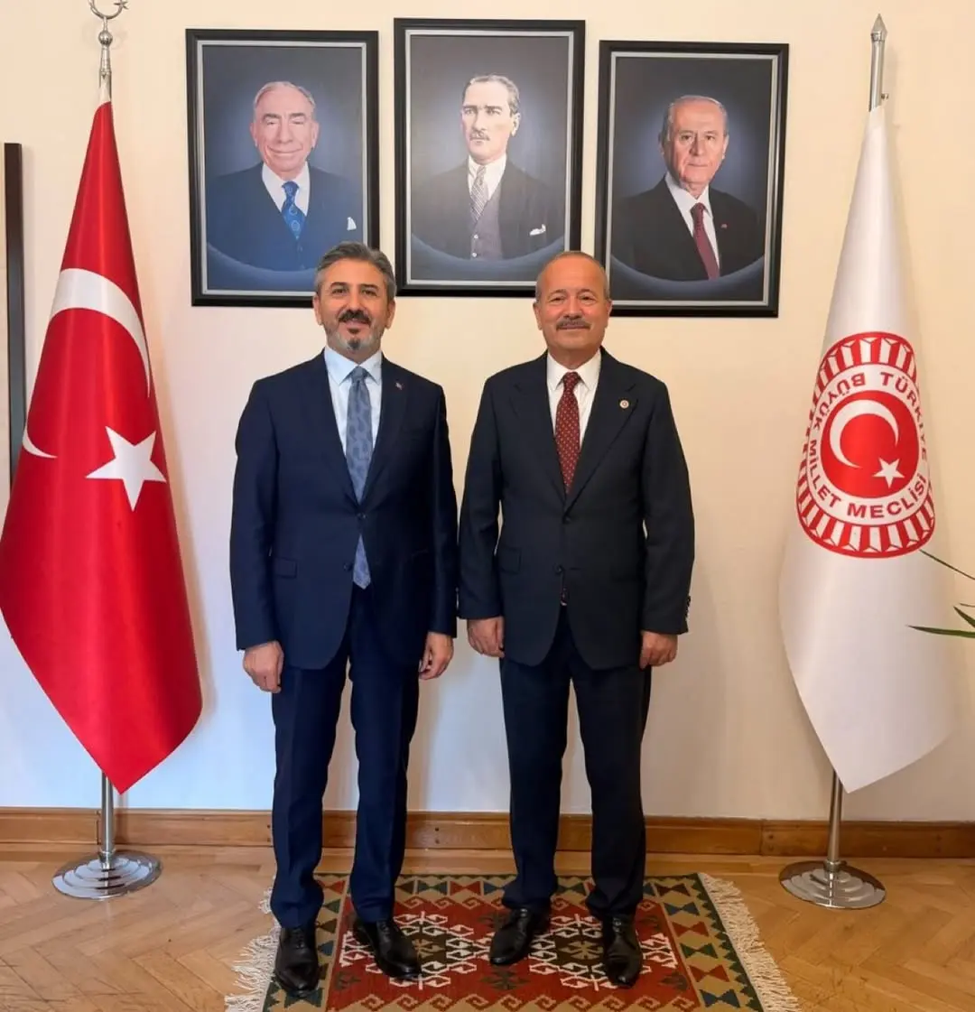 Mhp Afyonkarahisar Milletvekili Mehmet Taytak, Çalışma ve Sosyal Güvenlik Bakan Yardımcısı Ahmet Aydın'ı Ziyaret Etti