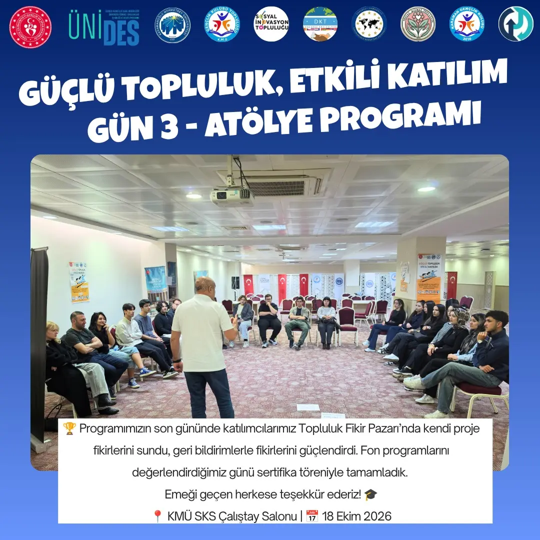 Proje Fikirleri Topluluk Fikir Pazarı'nda Sunuldu
