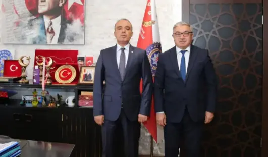 Şuhut Belediye Başkanı Özaskın’dan Emniyet Müdürü Erol’a Ziyaret