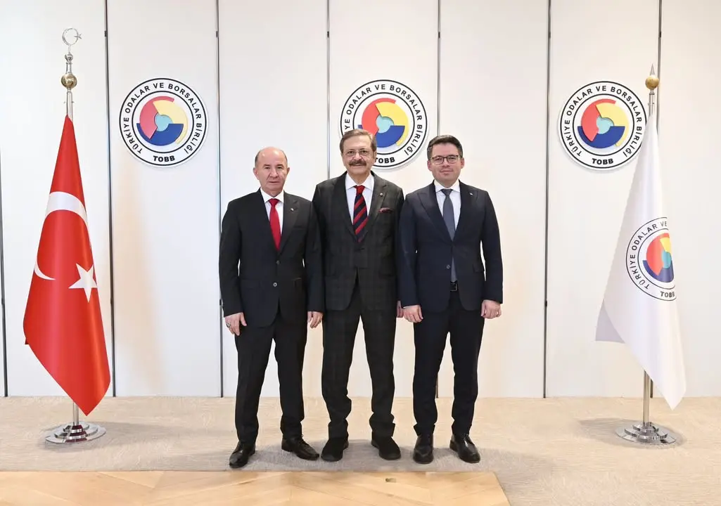 TOBB Başkanı Mustafa Rifat Hisarcıklıoğlu'ndan Ulvi Sakarya ve Dr. Çağlar Tabak Ziyareti