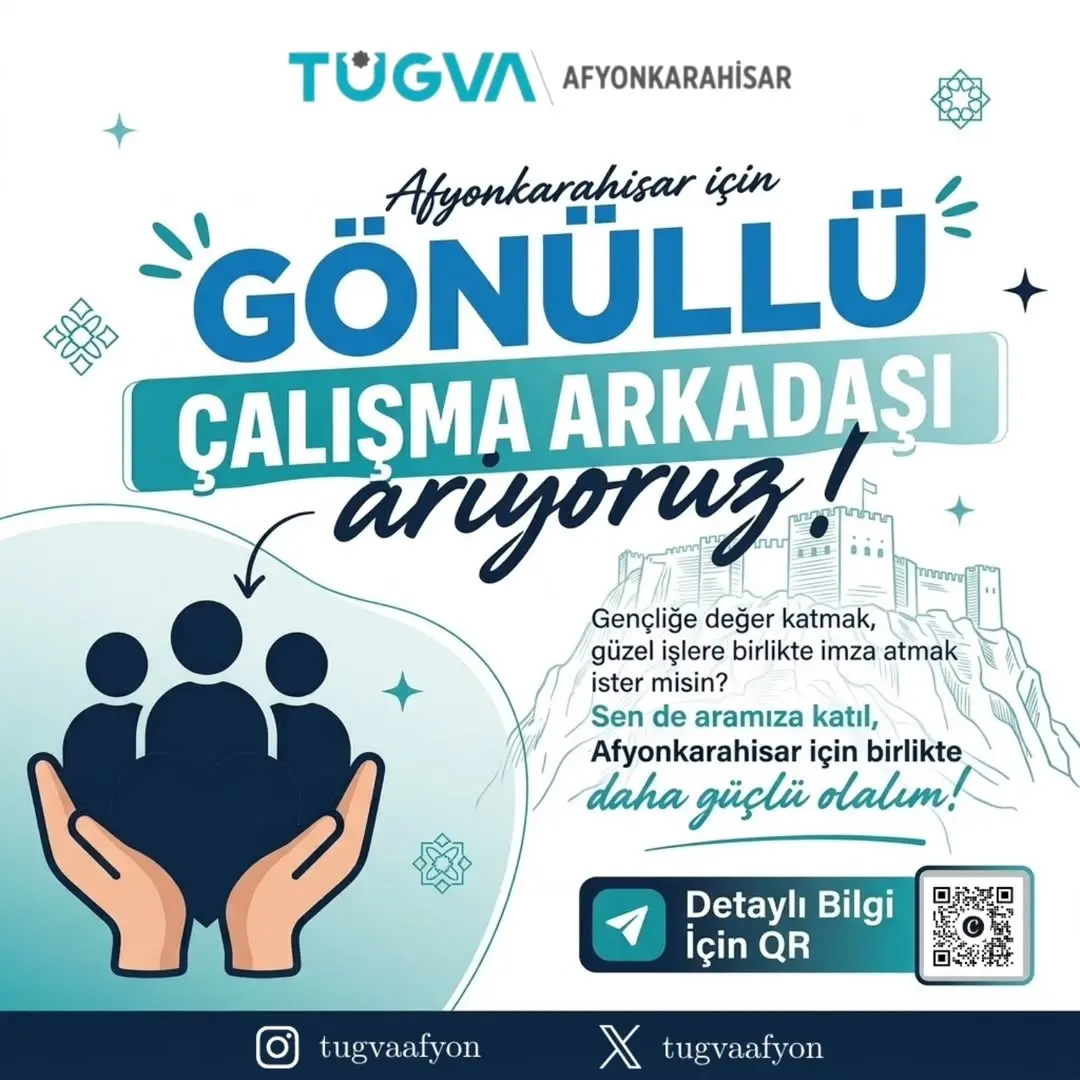 TÜGVA Afyonkarahisar Gençlik Etkinliği - Gençliğin İnşasına Davet