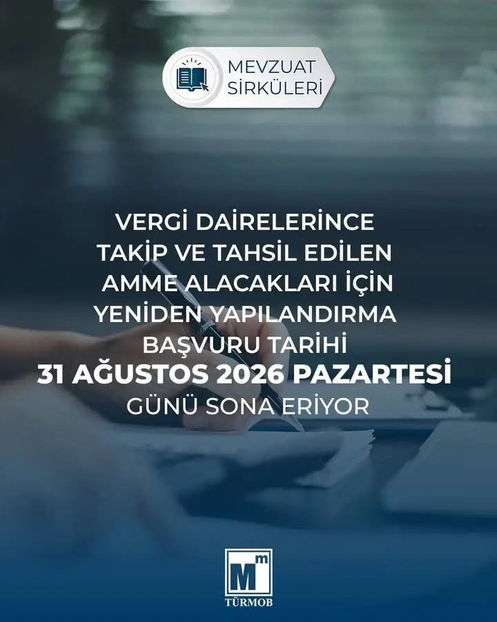 TÜRMOB Mevzuat Sirküleri - 2026/108