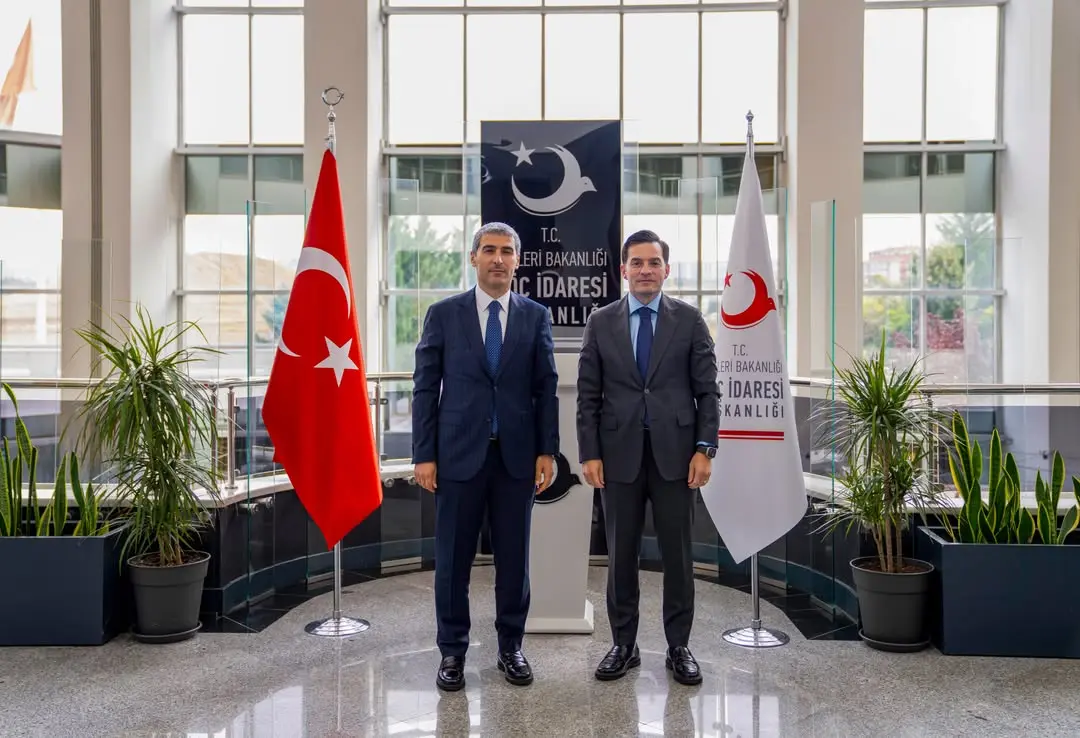 Valimiz Dr. Naci Aktaş, Göç İdaresi Başkanı Muhammet Selami Yazıcı'yı Ziyaret Etti