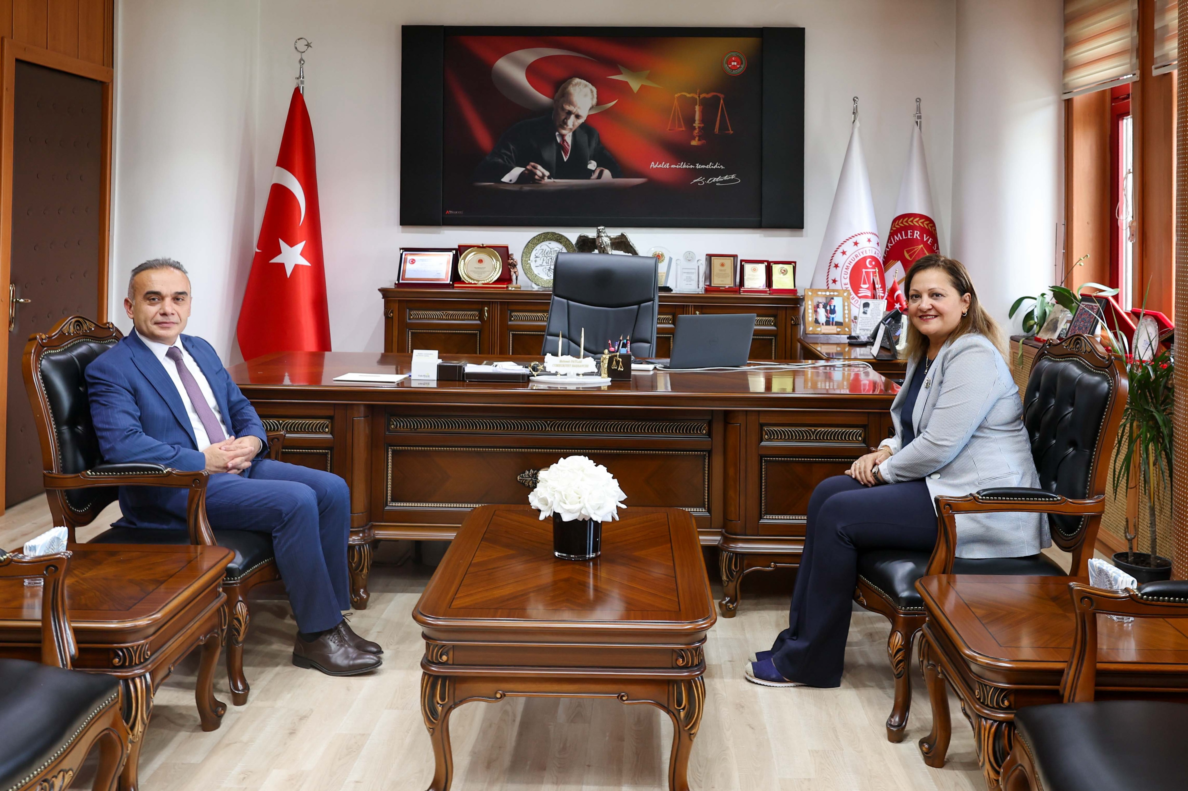 Başkan Köksal, Cumhuriyet Başsavcısı'nı ziyaret etti