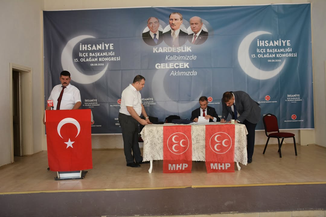 MHP İhsaniye İlçe Kongresi için hazırlıklar sürüyor