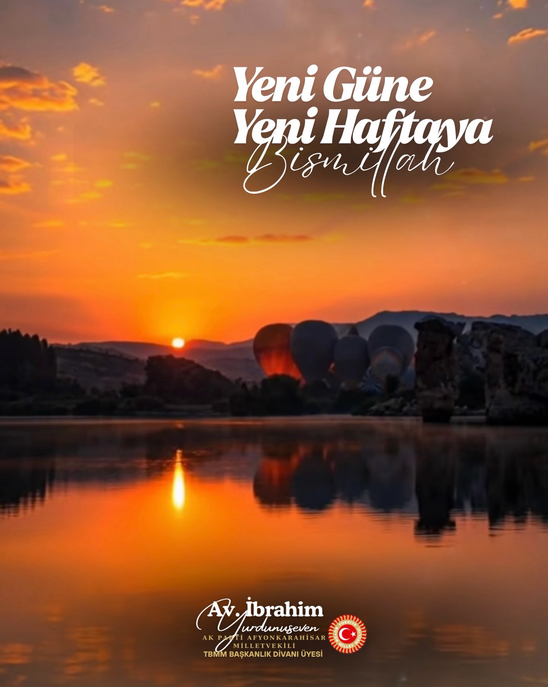 Yeni haftaya huzurlu bir başlangıç mesajı