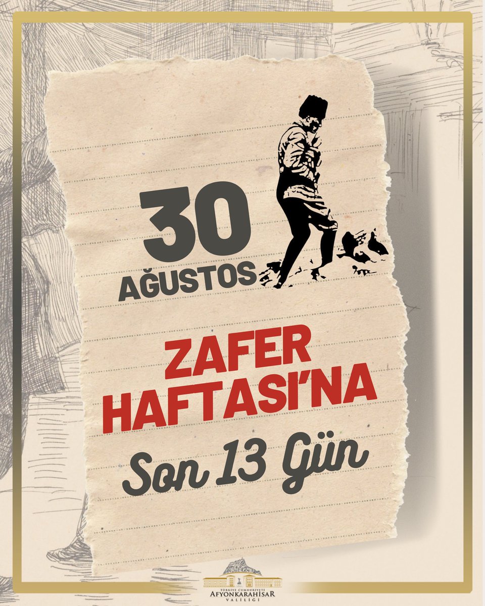 Büyük Taarruz Zafer Haftası Kutlamaları Başlıyor