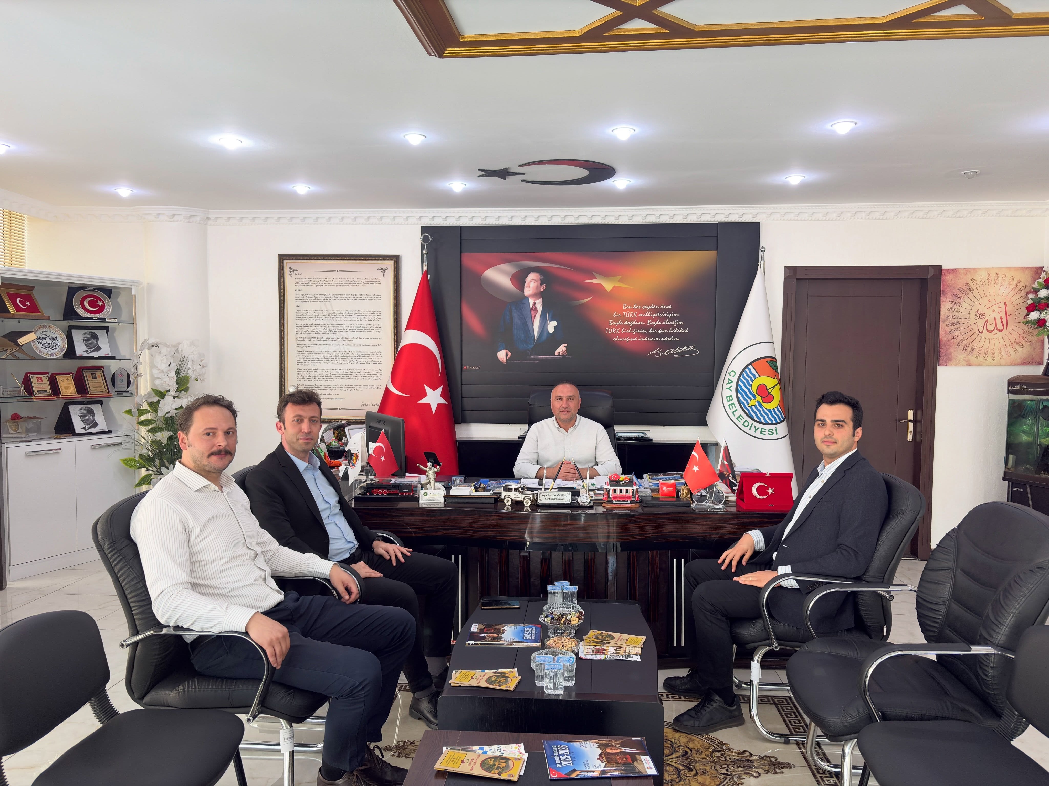 Belediye Başkanı Kantartopu'na ziyaretler gerçekleşti