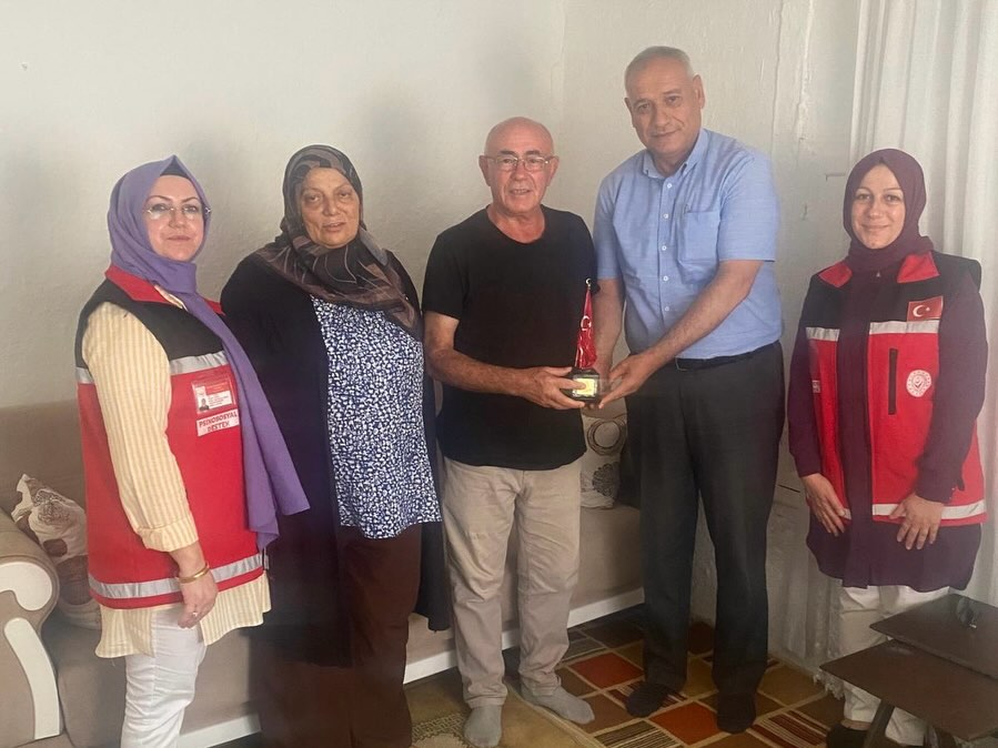 Şehit ailelerine vefa ziyaretleri devam ediyor
