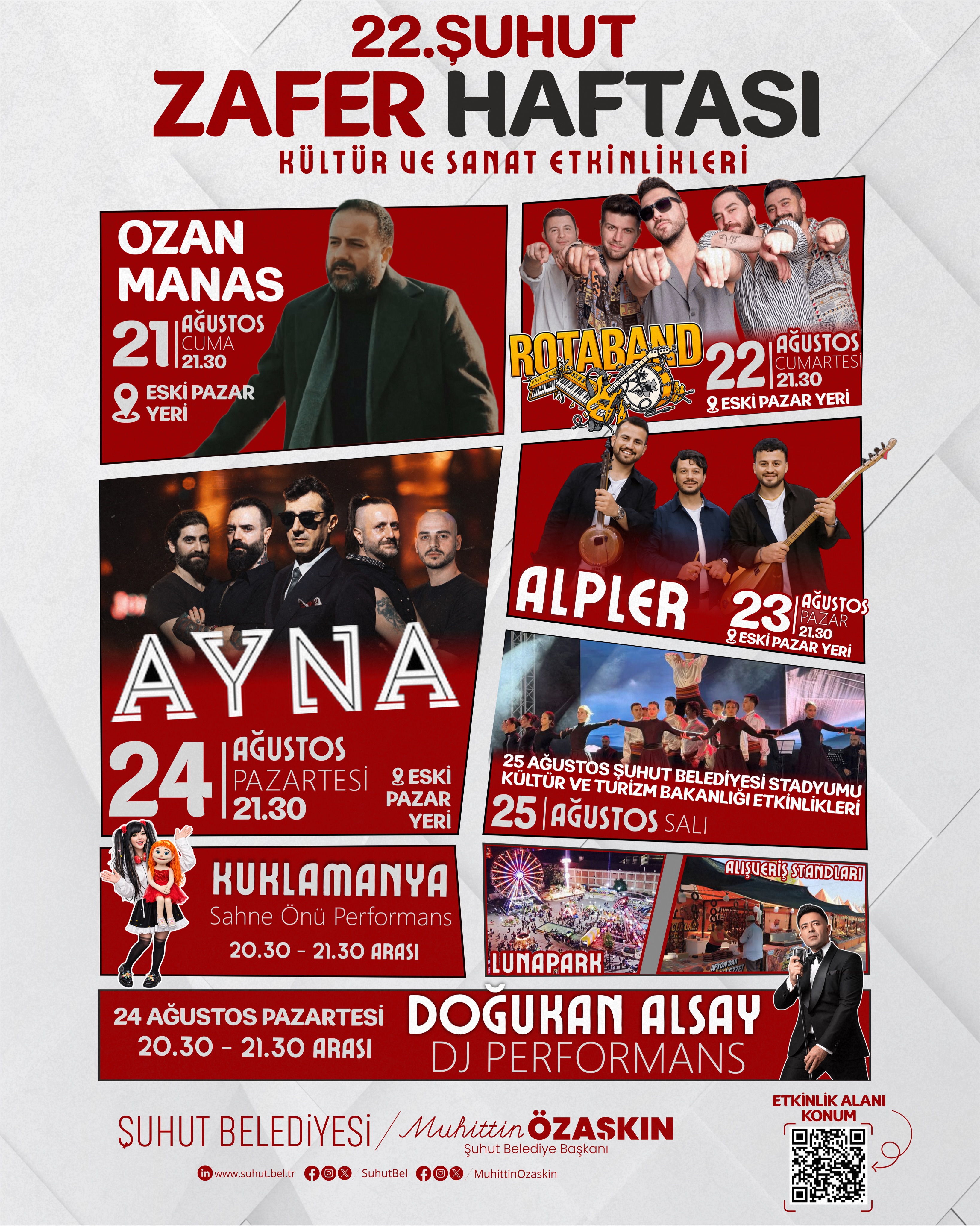 Şuhut'ta Zafer Haftası etkinlikleri düzenlenecek