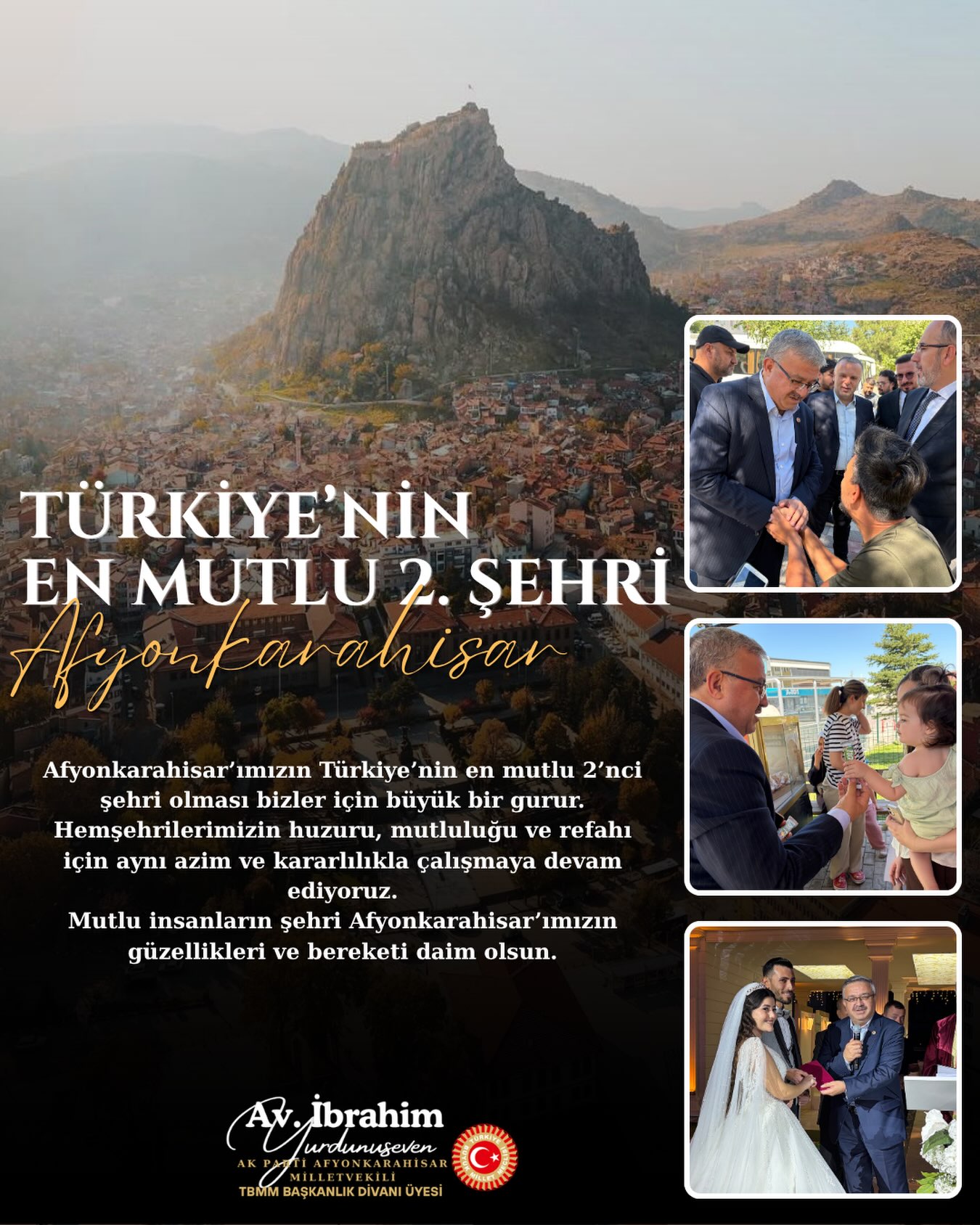 Afyonkarahisar, Türkiye'nin en mutlu ikinci şehri oldu