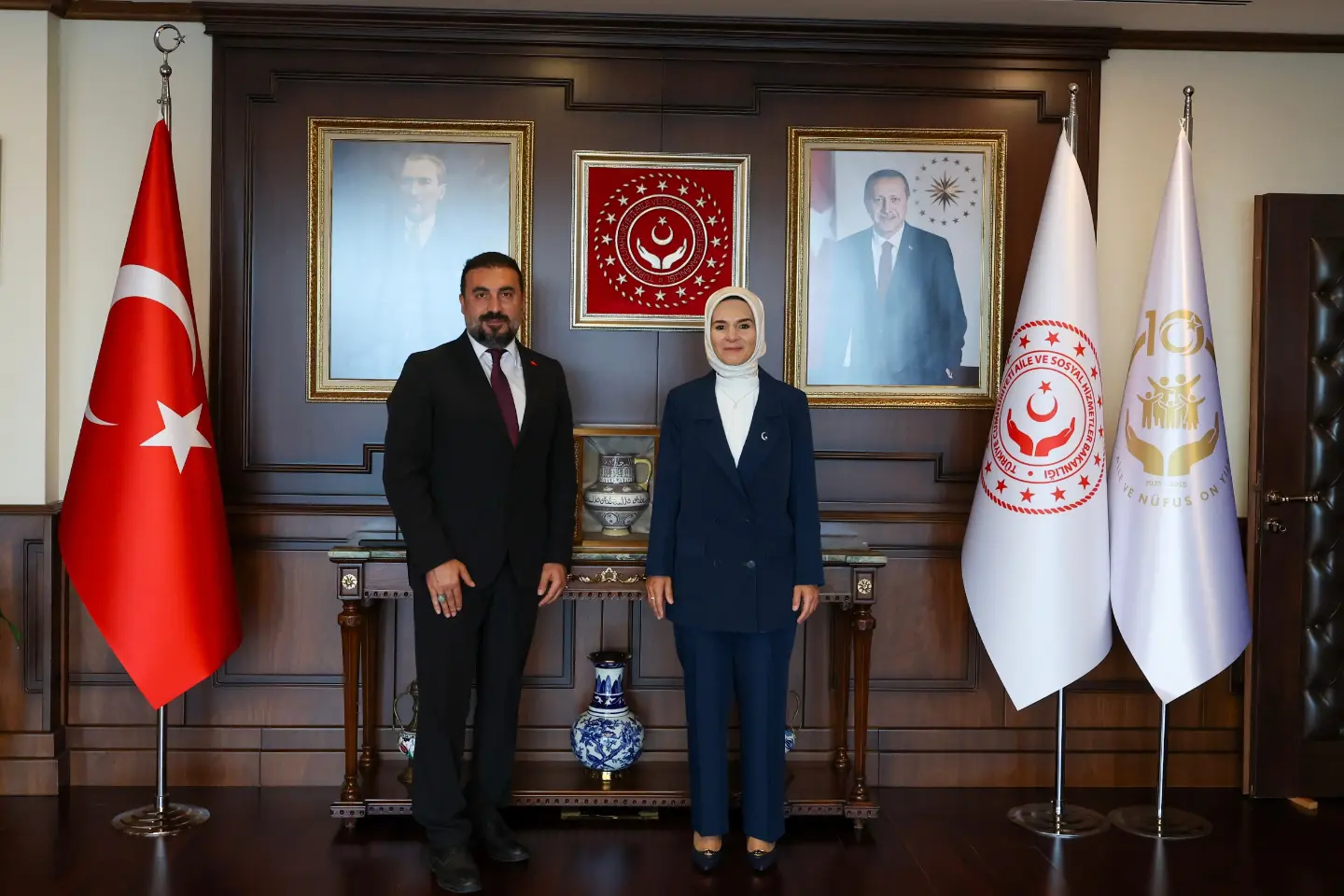 Afyonkarahisar'da Bakan Göktaş ile görüşme yapıldı